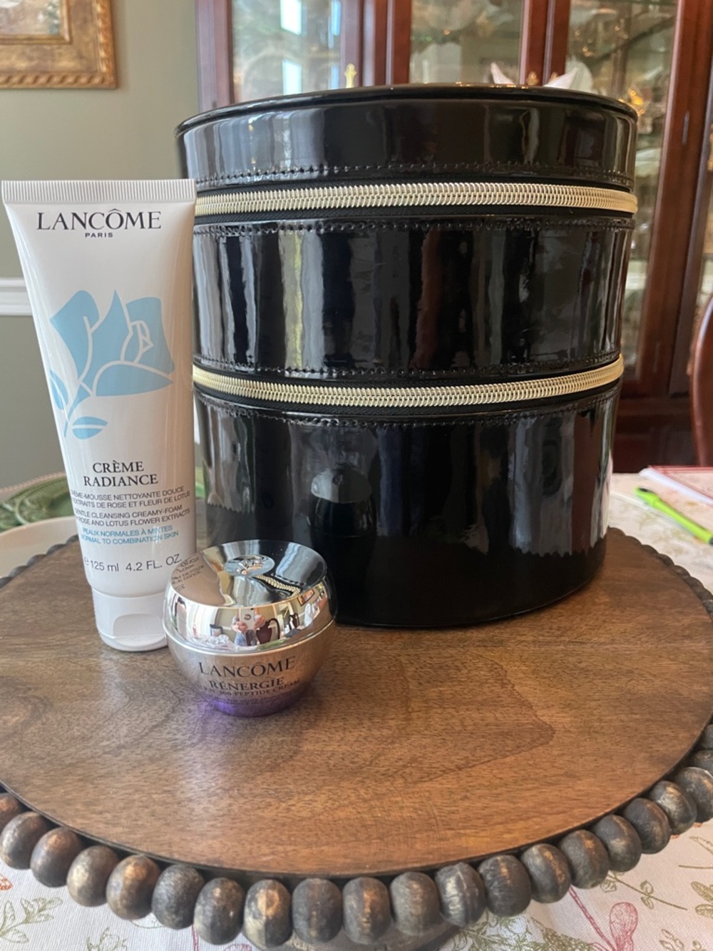 Lancôme Renergie and Crème Radiance Set with Train Case